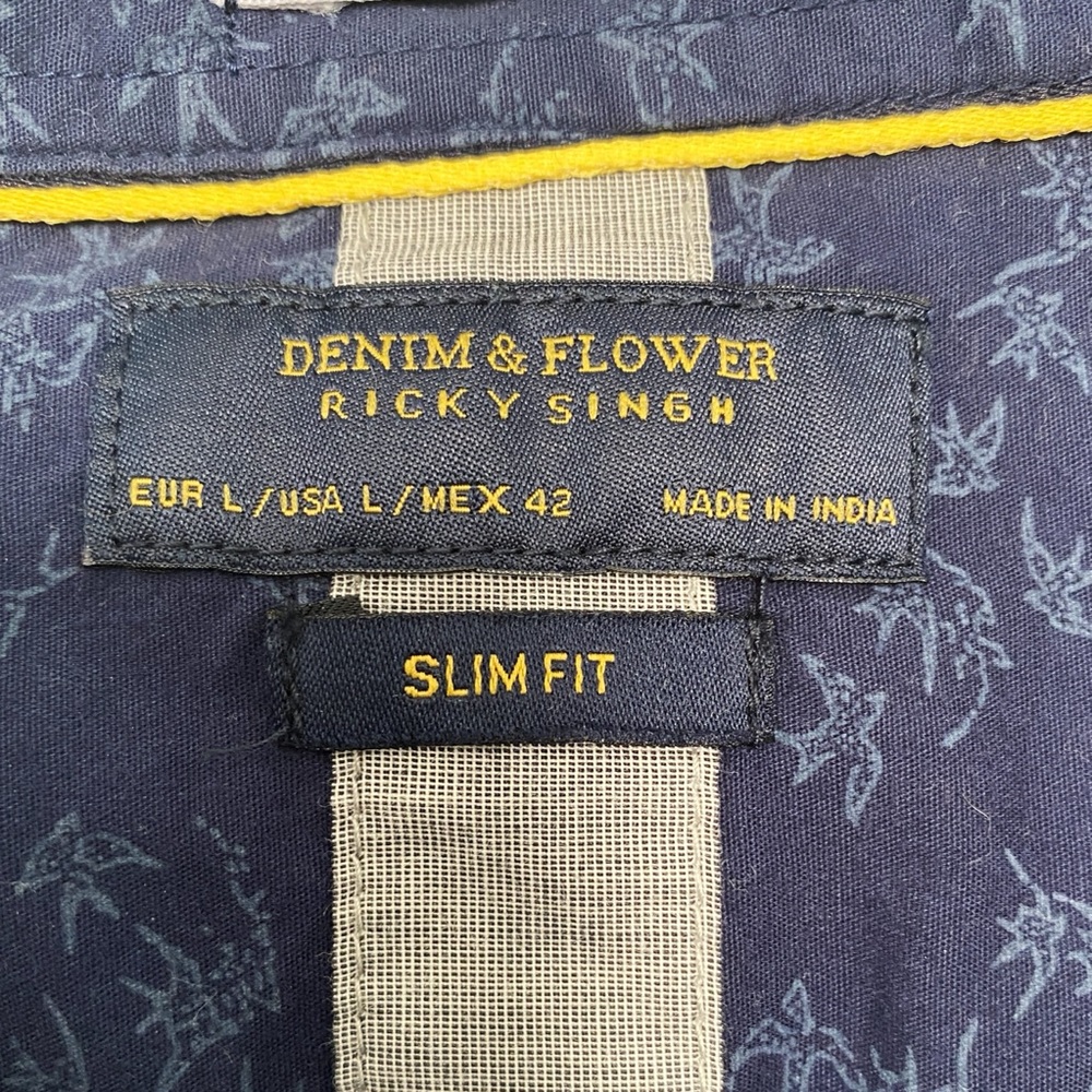 Denim & Flower Ricky Singh Sparrow Design - Picture 2 of 4